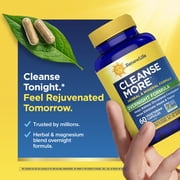 Cleanse More | Herbal and Mineral Supplement | 60 Capsules | by Renew Life