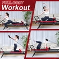 thumbnail image 4 of Pilates Reformer Machine Foldable for Home & Gym - Professional-Grade Equipment with Spring/Rubber Dual Resistance System, 400 lbs Weight Capacity, Space-Saving Storage Design, 4 of 7