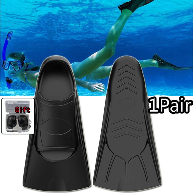 Elbourn Kids Swim Fins Swim Flippers for Lap Swimming for Training, Flexible Silicone Swimming