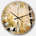 thumbnail image 1 of DesignArt Paris Memories Large Wall Clock, 1 of 2