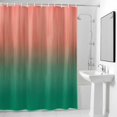 thumbnail image 4 of Shower Curtain for Bathroom Watercolor Gradient Orange Green Waterproof Bath Curtains Shower Curtains with Hooks,Abstract Art Bathroom Curtain Privacy Drapes for Bathtubs Toilet 72x72in, 4 of 9