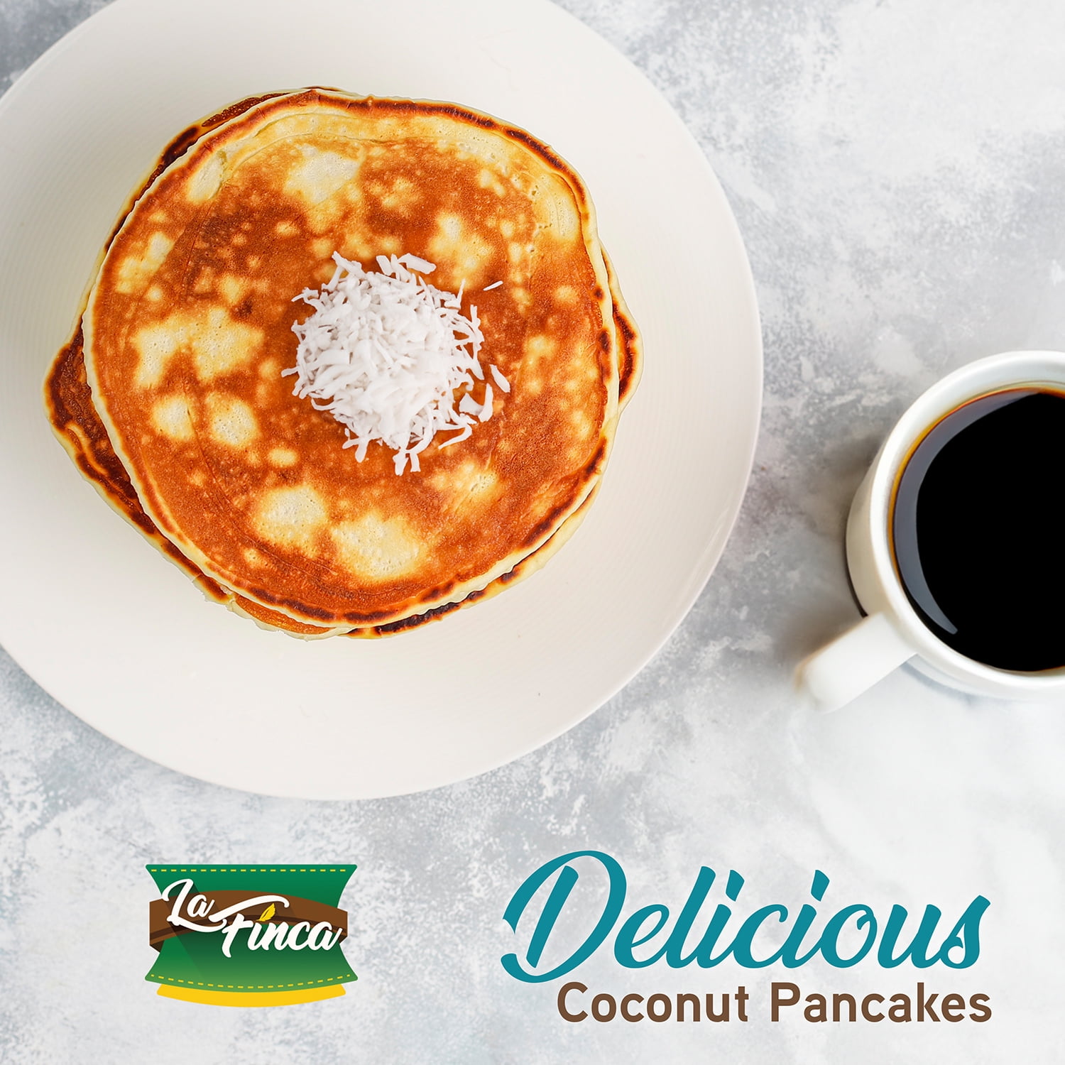 La Finca Pancakes with Coconut Mix, 12oz Bag