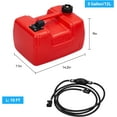 thumbnail image 7 of Upgraded Portable Marine Fuel Tank – 12L/3 Gallon HDPE Outboard Engine Gas Tank with 10Ft Hose & Gauge, UV-Resistant, I-Shaped Handle, Easy-Carry, for Boats, Yachts, Fishing, 7 of 7