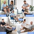 thumbnail image 4 of AMITOFO Bamboo Viscose Diabetic Socks for Men—Striped Non Binding Moisture Wicking Ankle Socks, Wide Open Top& Seamless, 5 Pairs, 4 of 6