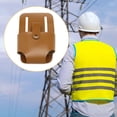 thumbnail image 6 of FashionCha Tape Measure Belt Holder Pouch Electrician Labor Insurance Tool PU Leather Craft Light Brown, 6 of 9