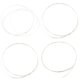 thumbnail image 1 of 4 Piezas De Alambre Artesanal De Plata 925 Maciza De 0,4 Mm, 0,5 Mm, 0,6 Mm, 0,7 Mm. BLESIY Plata de ley 925 maciza., 1 of 8