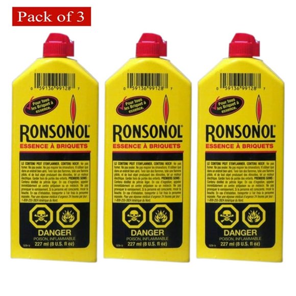 Ronsonol Lighter Fuel 227ml - Pack Of 3