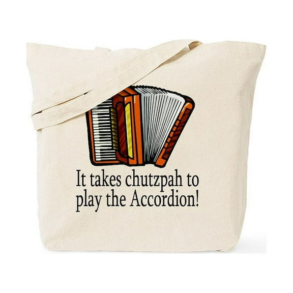 CafePress - Accordion Player Tote Bag - Unisex Canvas Tote Bag, Beige, 1-Piece
