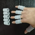 thumbnail image 4 of tredstone 10Pcs Nylon Knuckles Sleeve Thumb Protection Sheath for Sports Breathable Braces, Skin Color, 4 of 8