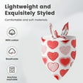 thumbnail image 4 of Costeam Valentine’s Day Pet Scarf Tricot Apparel for Cats Dogs Soft Pet Accessories Romantic Holiday Decor, 4 of 6