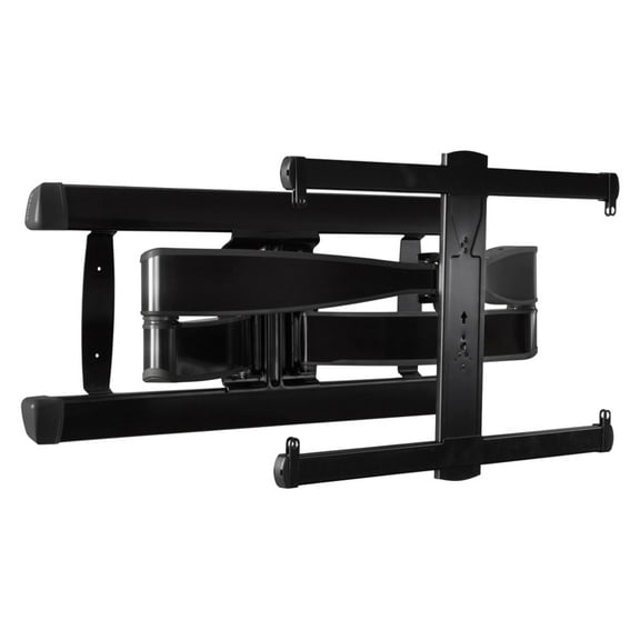 SANUS Premium Full Motion TV Wall Mount for TVs Up to 90" - Smooth Extension, Swivel & Tilt, Black Finish