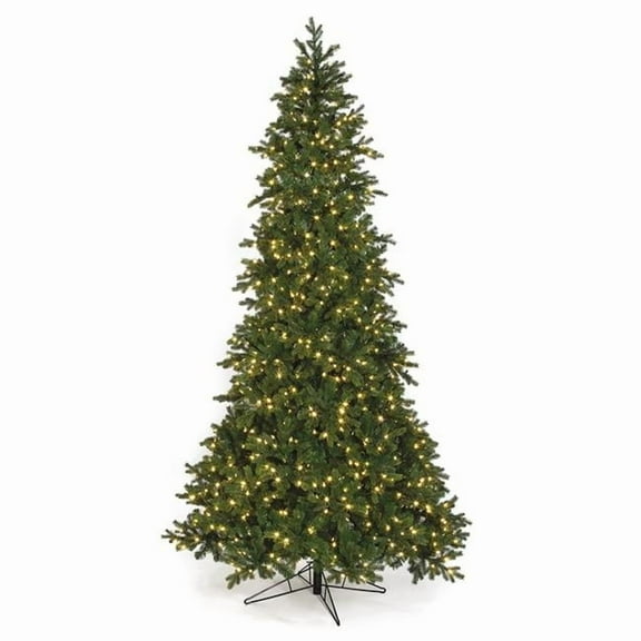 12 ft. St Lucia Fir Slim Tree with PE & PVC Mixed Tips