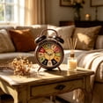 thumbnail image 6 of Vintage Twin Bell Alarm Clock Silent Non Ticking Metal Desk Clock Loud Alarm Bedroom Office Decor, 6 of 6