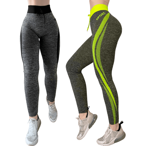 Set De 2 Legging Mujer Mallones Leggins Mayon Mallas Térmico UNITALLA