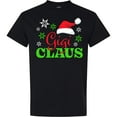 thumbnail image 3 of Inktastic Gigi Claus with Christmas Santa Hat and Snowflakes T-Shirt, 3 of 5