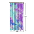 thumbnail image 5 of Colorful Tie Dye Pattern Shower Curtain 36"x72" ,Bathroom Decorative Shower Curtains Set with 12 Hooks,Modern Waterproof Washable Shower Curtain, 5 of 6