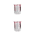 thumbnail image 3 of Cateissary Vaso medidor de vidrio para hornear de 60ML Rojo/60ml 2piezas, 3 of 6