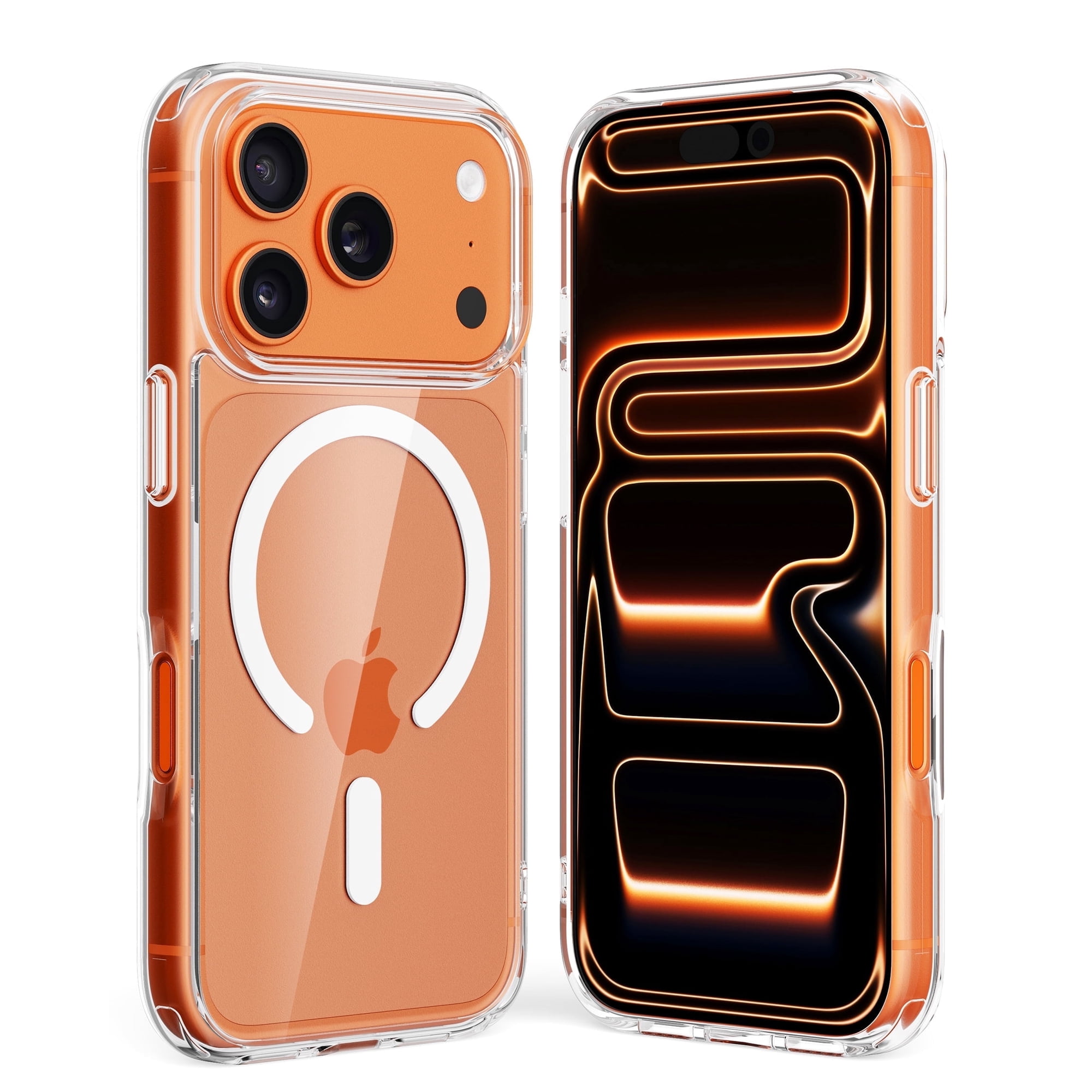 Upcommon Crystal Fit Case for iPhone 17 Pro, Magnetic Clear, Compatible with MagSafe, Slim Protective Cover