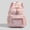 Pink, variant on CXKKK Large Capacity Laptop Backpack, Casual Daypack Quilted Travel School Backpack with Multiple Pockets & Adjustable Straps, Blue