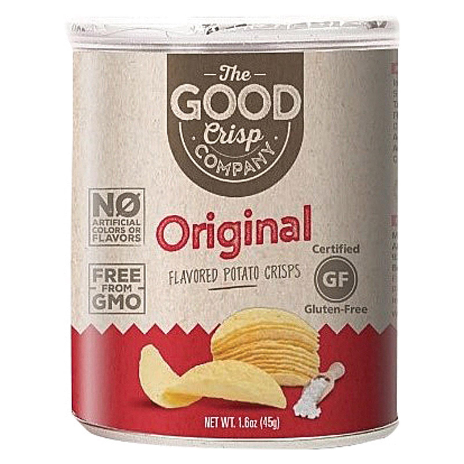 The Good Crisp Company Potato Crisps Original Case Of 12 1.6 Oz