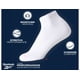 thumbnail image 3 of Pack de 6 pares de calcetines deportivos Reebok para mujer, confort acolchado, corte quarter, 3 of 7