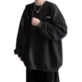 thumbnail image 1 of Sudadera Básica Casual Cerrada Algodón Sin Género Suelto, 1 of 8