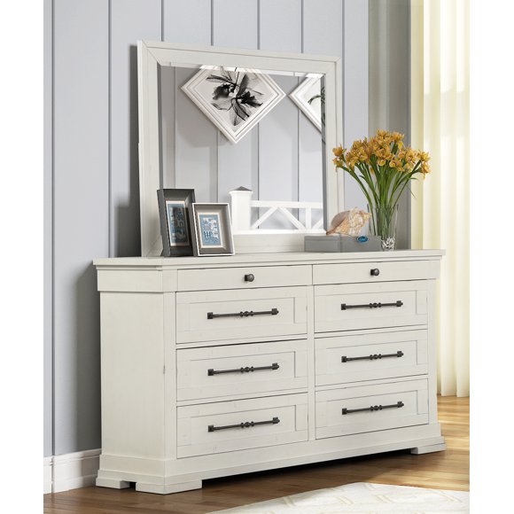 White Dresser Mirrors