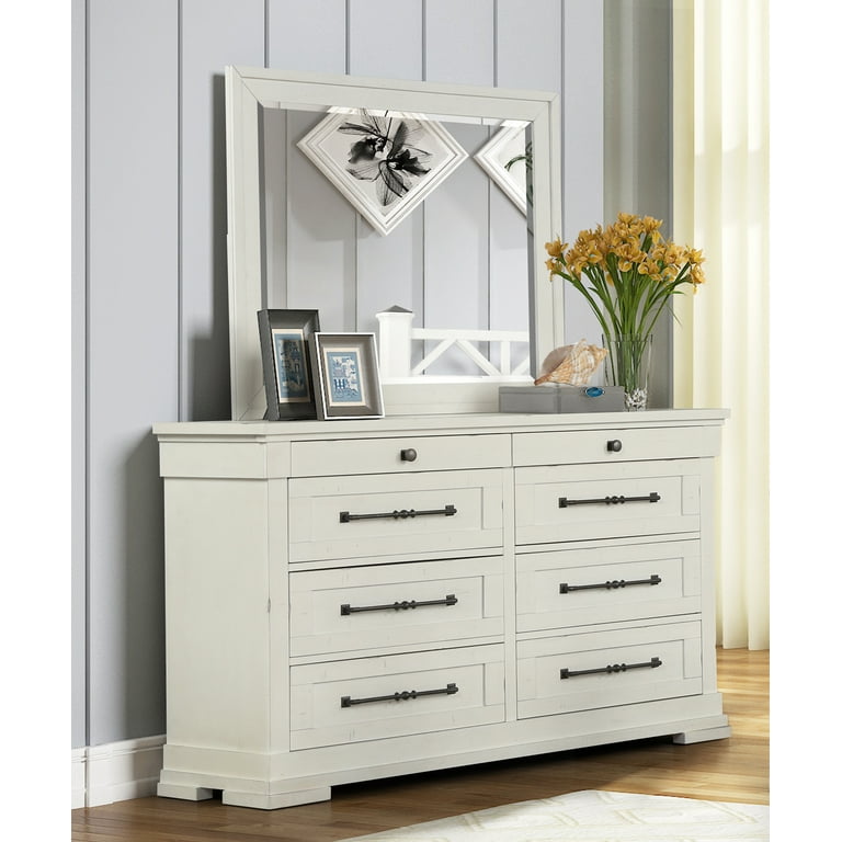 Antique 2024 white dresser