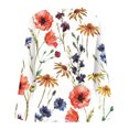 thumbnail image 5 of USSUMA Dressy Tops for Women Floral Print Womens Blouses and Tops Casual Long Sleeves V-Neck Casual Dressy Shirts for Women, 5 of 5
