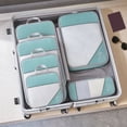 thumbnail image 6 of Packing Cubes Blue Compression 5 Piece Set Luggage Organizer Bags for Travel Suitcase Carry on Storage, 6 of 6