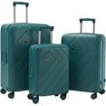 thumbnail image 1 of Set de Maletas de Viaje, 3 Piezas, Diseño Elegante, Turquesa, 57.5-75 cm, con Ruedas, 1 of 7
