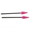 thumbnail image 3 of 50 Piezas Desechables Cepillo de Pestañas Rímel Varitas Aplicador Peine Maquillaje Cosmético +Fucsia Sunnimix Desechable de la pestaña del cepillo, 3 of 8