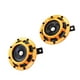 thumbnail image 3 of Kenally Bocina de coche 12V 140DB, bocina de rejilla Universal súper fuerte, nuevo esquema de Color fresco, bocina de electricidad para modificación de Accesorios para motos amarillo Kenally VI001407-02B, 3 of 6