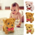 thumbnail image 2 of Bowtie Bichon Electronic Companion - Interactive Walking Plush with Sound and Light Effects for Imaginative Playtime, 2 of 3