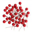 thumbnail image 4 of 100 / Paquete Artificial Holly Picks Stems, Foam Winter Christmas Berries Decoración para guirnaldas DIY y adornos de guirnaldas navideñas rojo perfecl Bayas artificiales, 4 of 8
