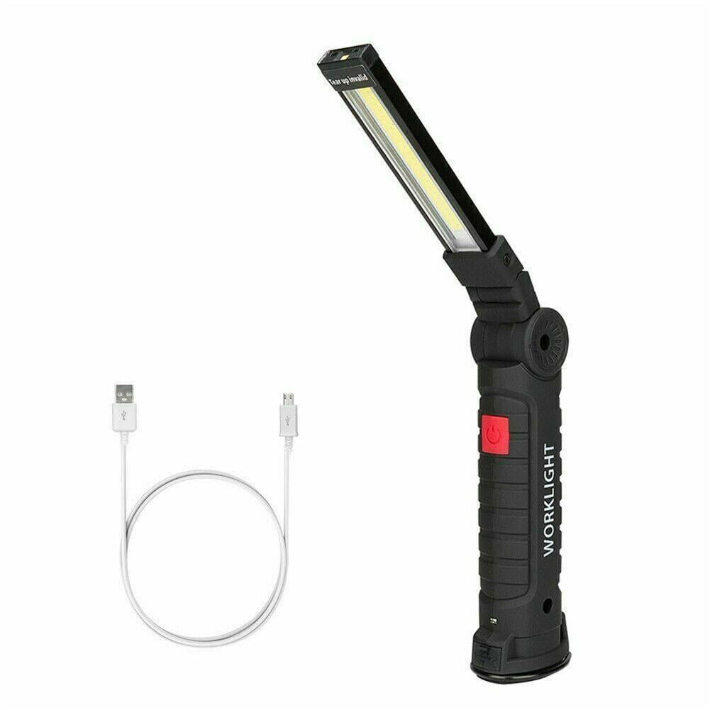 Clearance! USB Rechargeable COB LED Work Light Dial Magnetic