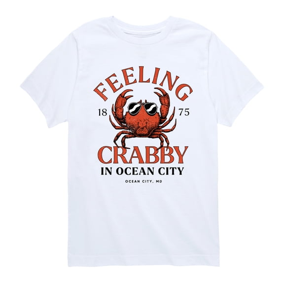 Instant Message - Feeling Crabby Ocean City Short Sleeve Graphic T-Shirt
