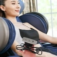 thumbnail image 4 of HEANUJJ Fauteuil de Massage avec Rallonge Électrique Télécommande Argent 1ensemble, 4 of 8