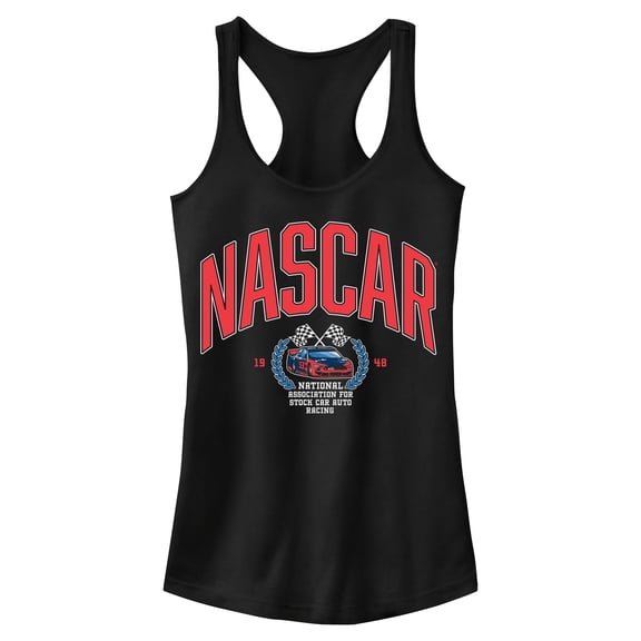 Juniors NASCAR Laurel Wreath 1948 Classic Logo Racerback Tank