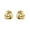 Yellow Gold, variant on Cate & Chloe Ashley 18k White Gold Plated Knot Stud Earrings, Gift for Women