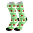 thumbnail image 1 of Casual DIY Holiday Anniversary Custom Printed Socks under 25, 1 of 4