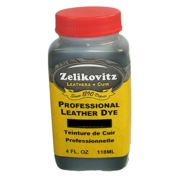 Zeli Pro Waterbased Leather Pigment Dye 4 Ounce Bottles 18 Leather Paint Colors (Royal Blue)