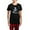 With Red Plaid Pant, variant on CafePress - Kanji Ambition Pajamas - Women's Short Sleeve Print T-Shirt and Pants Dark Cotton Pajama Set