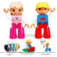 thumbnail image 1 of Compatible con Lego Partículas grandes de plástico Ensamblado Bloques de construcción Muñeca Bebé Accesorios a granel Piezas Fundación, 1 of 4