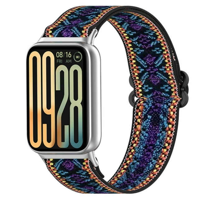 Universal Smart Sports Bracelet with Elastic Nylon Woven Strap for Various Wearable Devices
