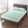 thumbnail image 2 of Crown Comfort 3 Inch Egg Crate Memory Foam Mattress Topper with Calming Aloe Infusion Short Queen, 2 of 5