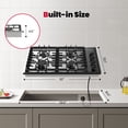 thumbnail image 2 of Gasland Chef 30 in. NG/LPG Convertible Gas Cooktop in Porcelain Enamel with 4 Burners, 2 of 7