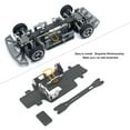 thumbnail image 3 of ZheElen Bottom Plate Frame Radio Tray Motor Mount Set For 1/28 Wltoys K969 RC Car Bottom Plate FrameRadio Gold, 3 of 6