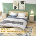 thumbnail image 4 of HOMCOM Ensemble de 2 Tables de Chevet avec Tiroir de Rangement pour Chambre et Salon, 4 of 10