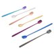 thumbnail image 5 of unbranded 7Ud Cucharas De Acero Inoxidable Para Café Y Té Color Surtido Con Mango Para Mezclar Y Servir En Casa, 5 of 8